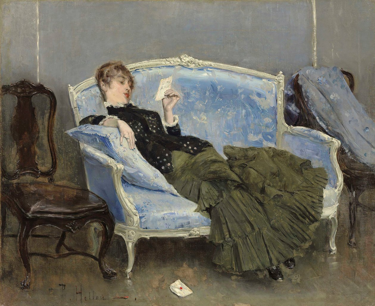 Brevet, 1880. av Paul Cesar Helleu