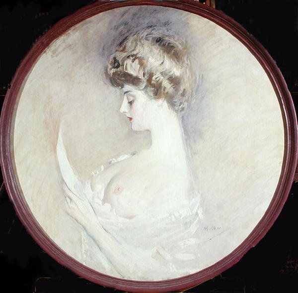 Marthe Letellier (olje på lerret) av Paul Cesar Helleu