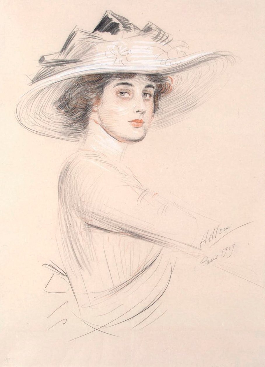 Portrett av en kvinne, 1909. av Paul Cesar Helleu