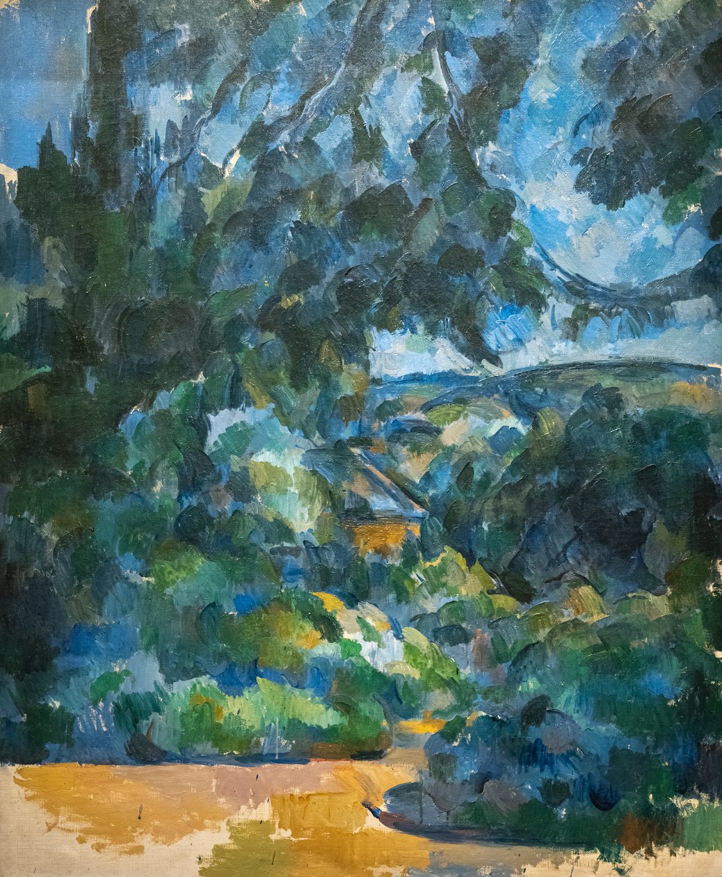 Blått landskap av Paul Cézanne