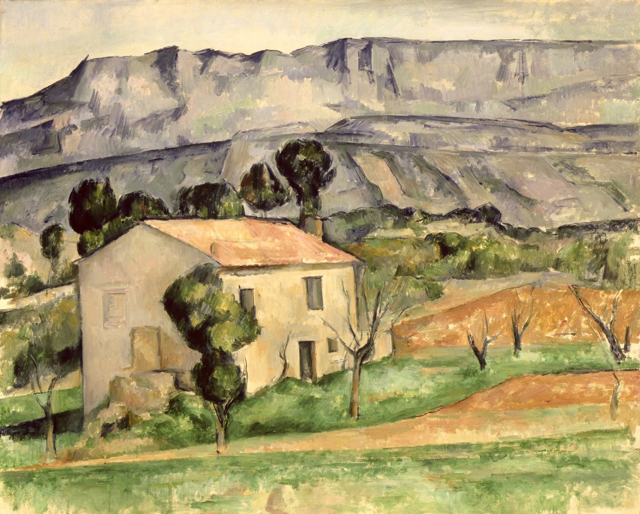 Hus i Provence av Paul Cézanne