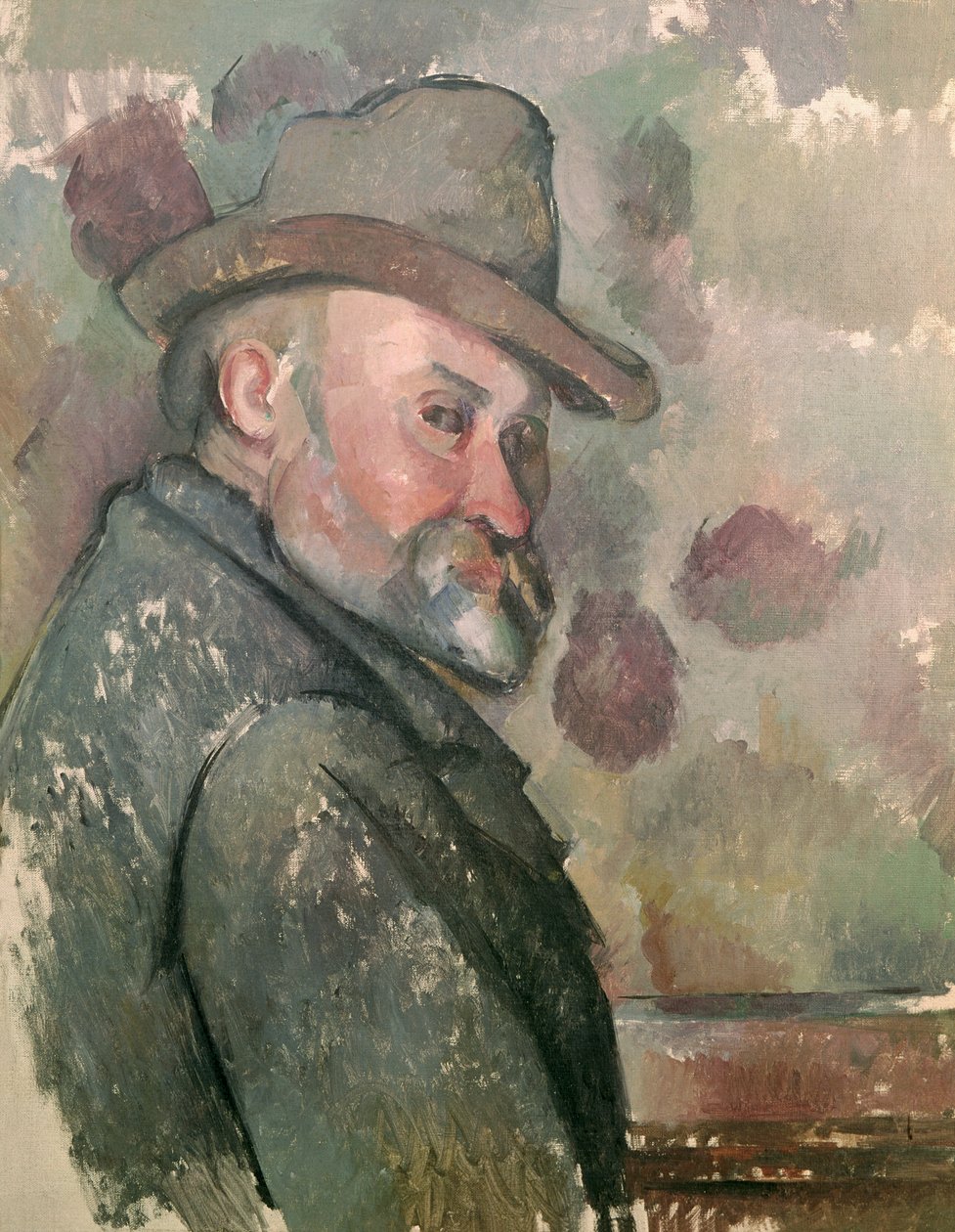Selvportrett av Paul Cézanne