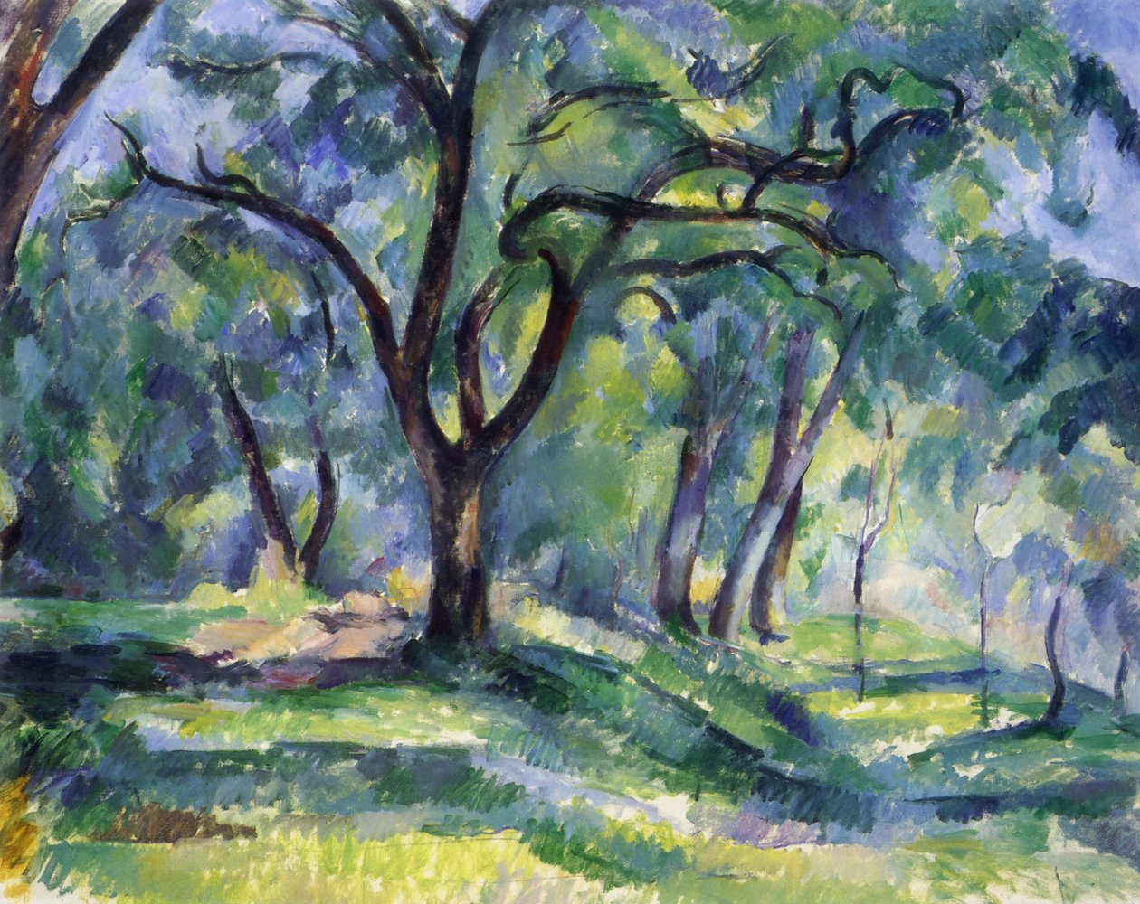 Skogen av Paul Cézanne