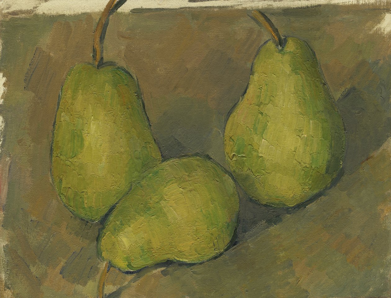 Tre pærer av Paul Cézanne