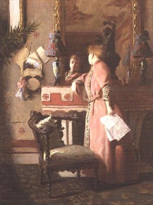 Et blikk i speilet av Paul Chabas
