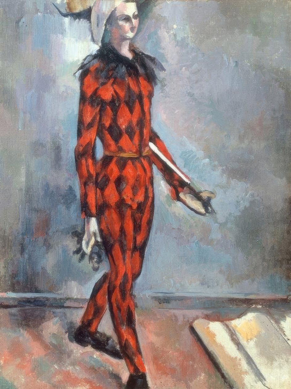 Arlekin av Paul Cézanne
