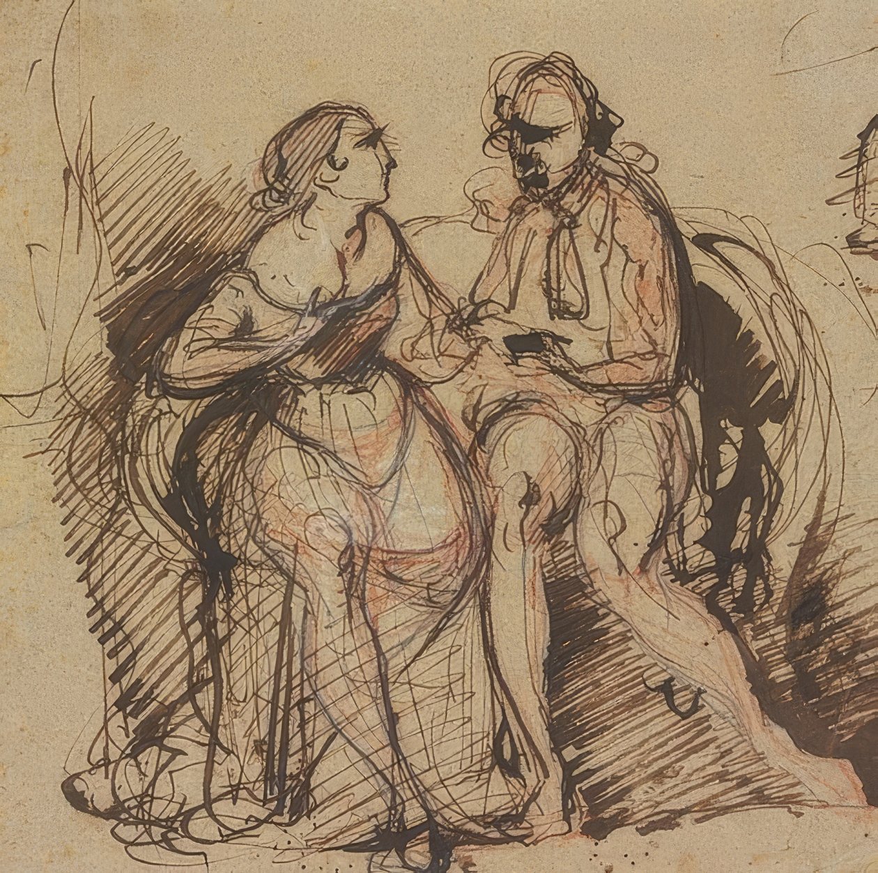 Ballbrudd. (ikke datert) av Paul Cézanne