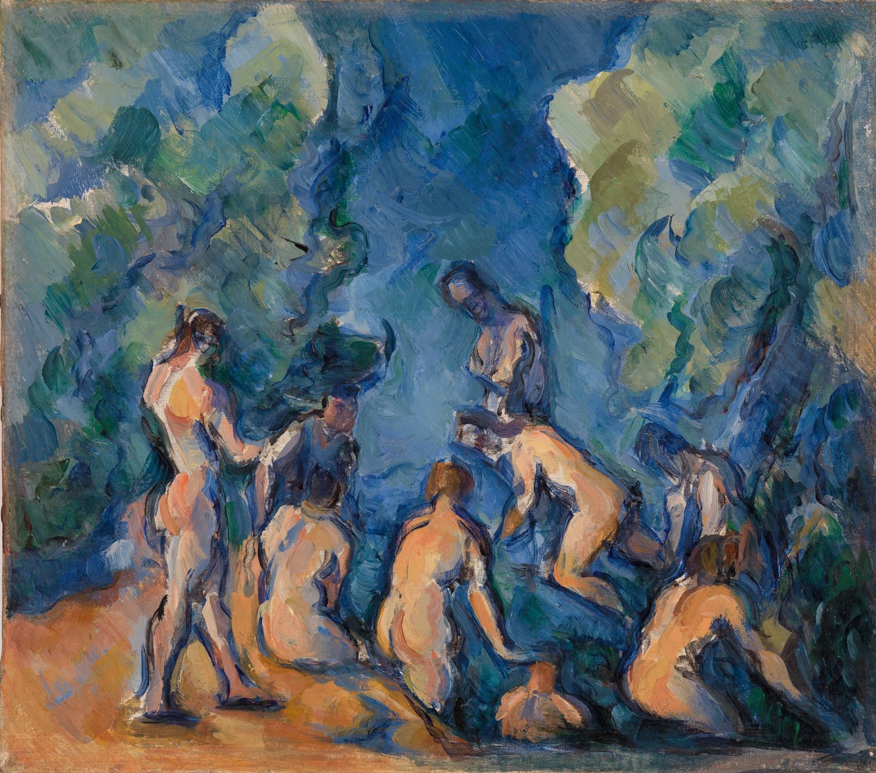 Badende (Baigneurs) av Paul Cézanne