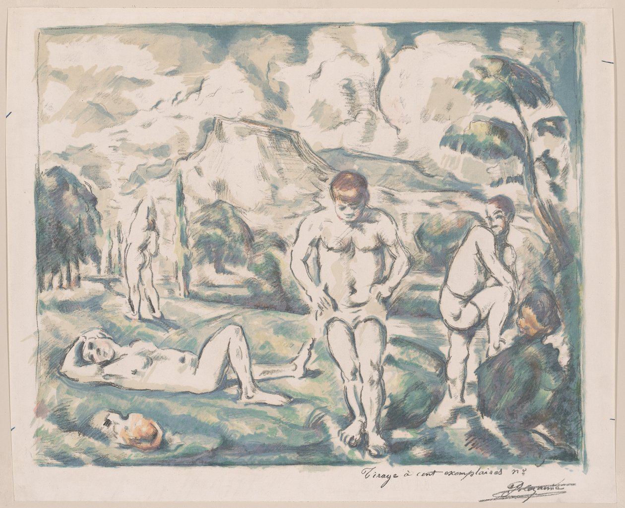 Badende av Paul Cézanne