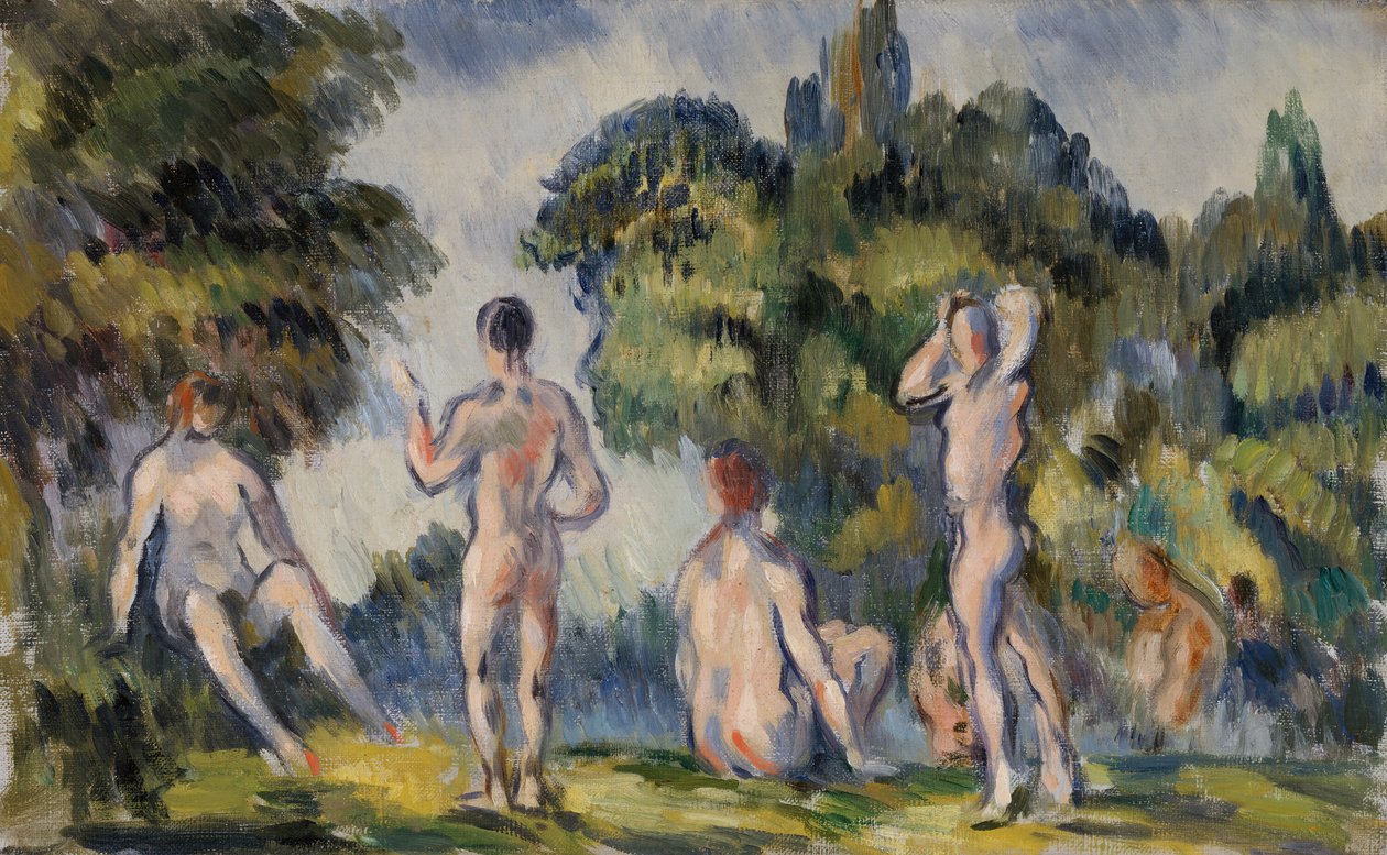 Badende, 189094. av Paul Cézanne