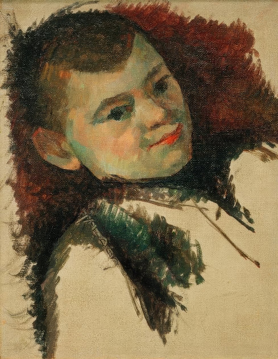 Portrett av Paul Cézanne jun. av Paul Cézanne