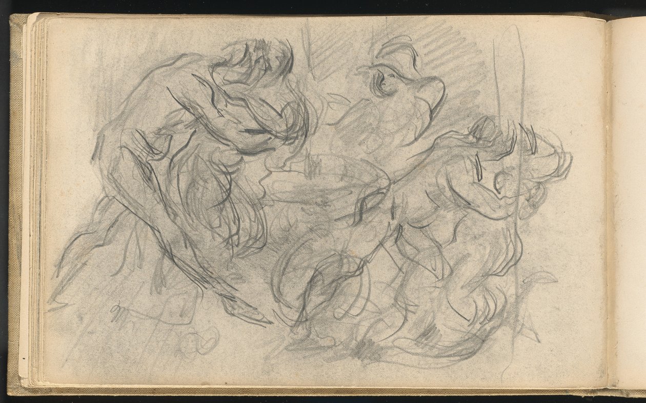 Karnevalsscene, 18851888. av Paul Cézanne