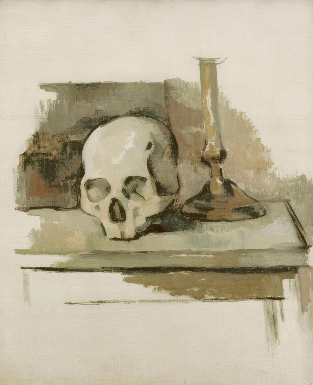 Hodeskalle av Paul Cézanne