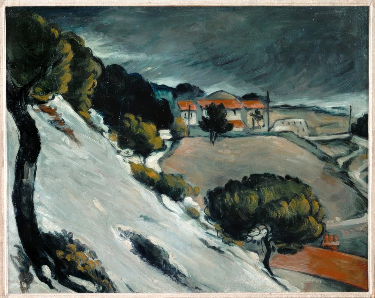 Cézanne, snøsmelting i L