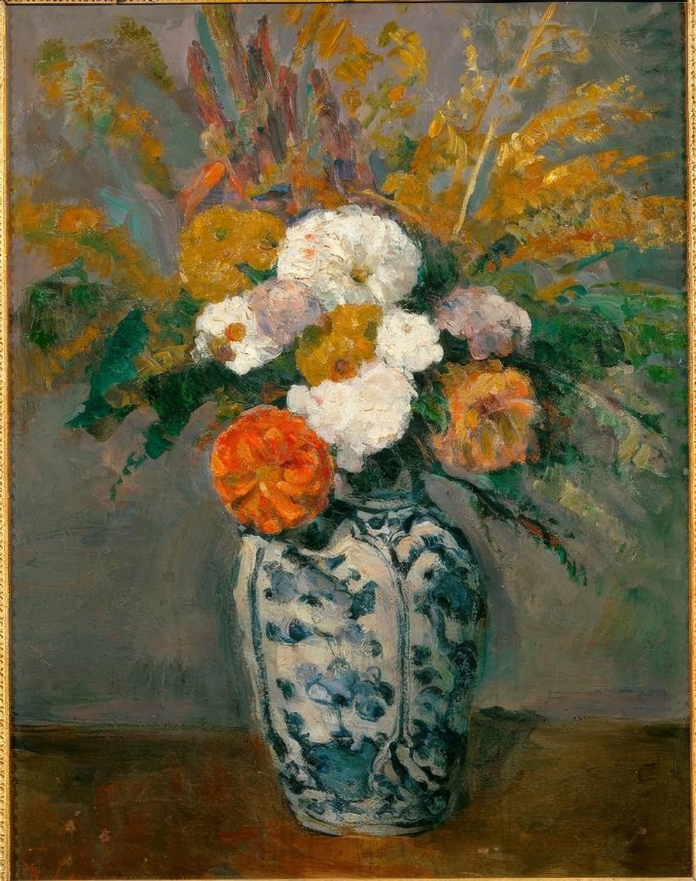 Dahliaer av Paul Cézanne