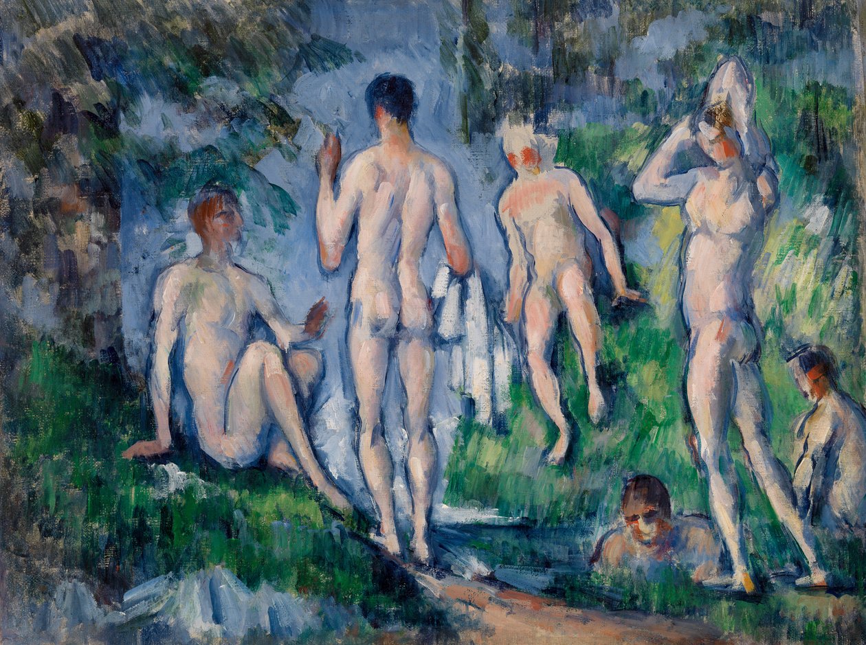Gruppe av badende av Paul Cézanne