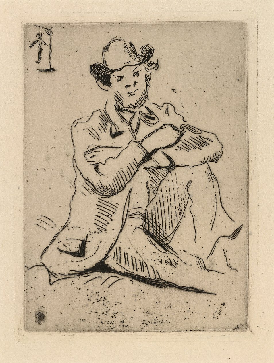 Guillaumin med den hengte mannen av Paul Cézanne