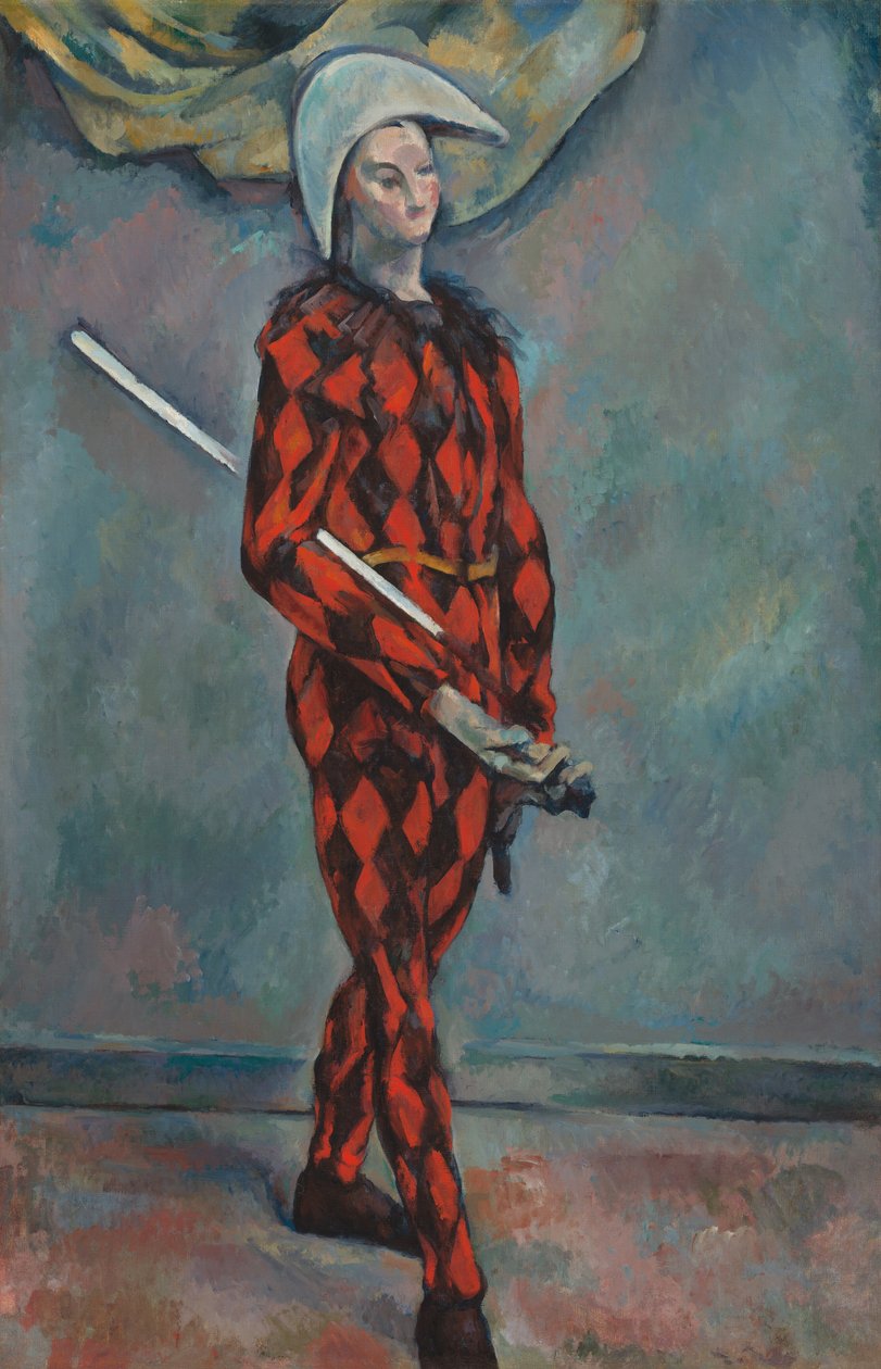 Harlekin av Paul Cézanne