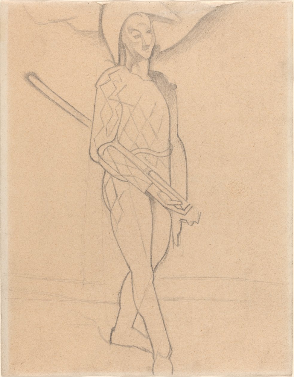 Harlekin, 1916. av Paul Cézanne