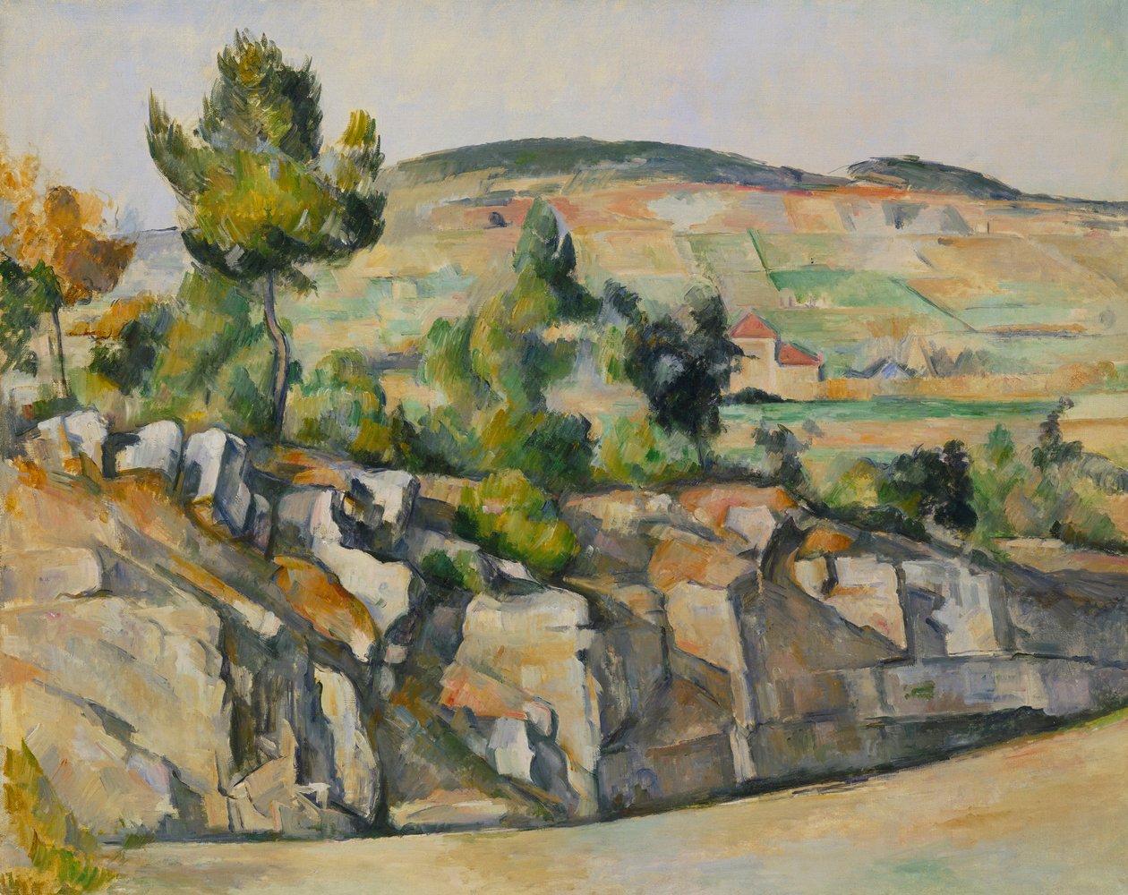 Åsside i Provence, ca. 1886-90 av Paul Cézanne