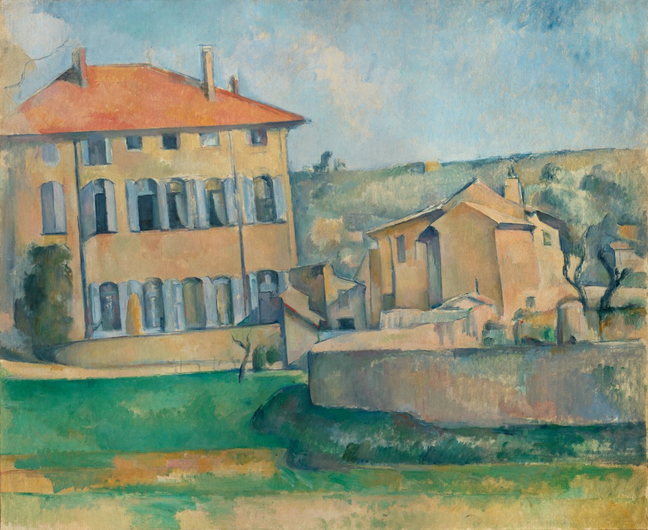 Hus i Aix av Paul Cézanne