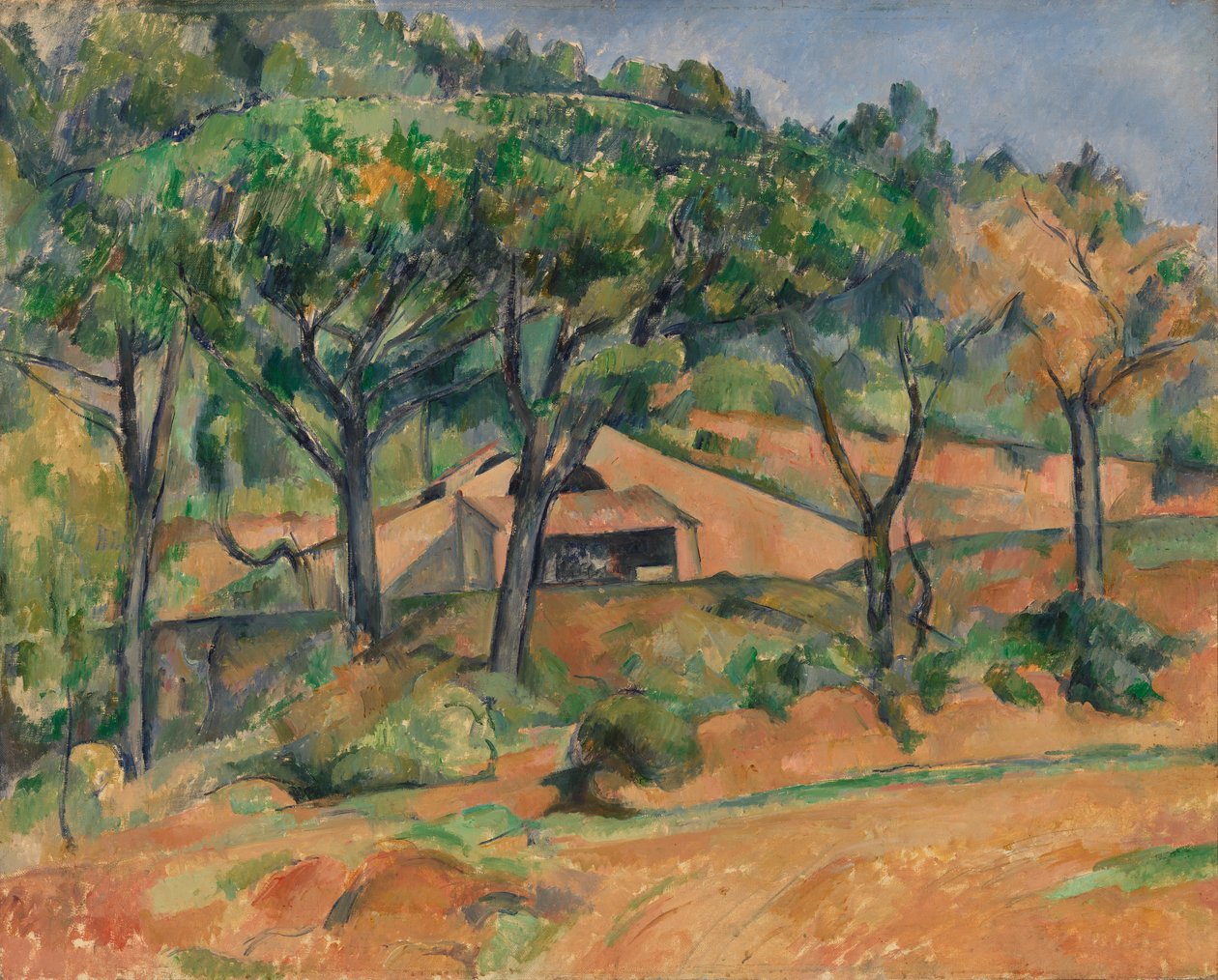 Hus i Provence av Paul Cézanne