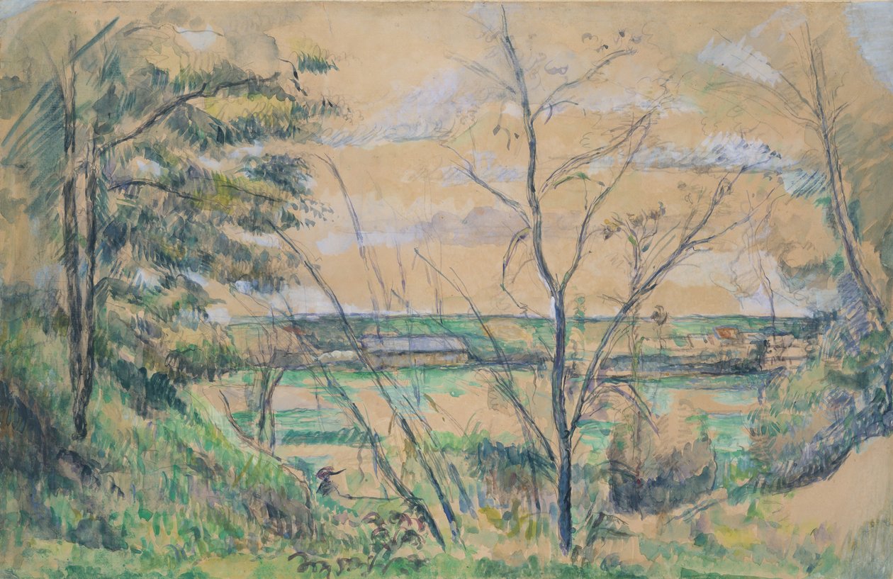 I Oisedalen, 1878-80. av Paul Cézanne