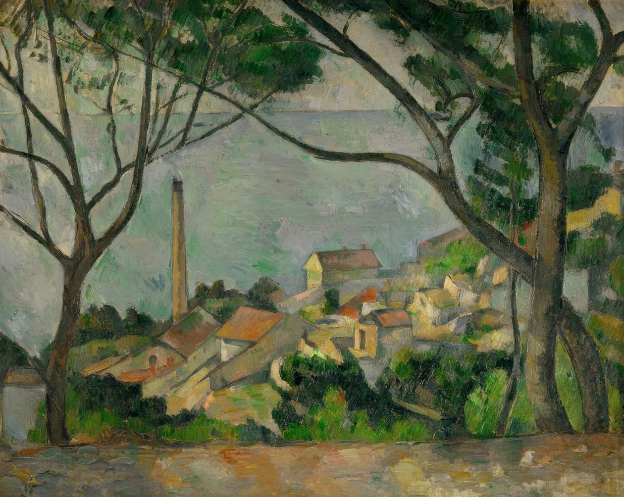 Havet ved Estaque av Paul Cézanne
