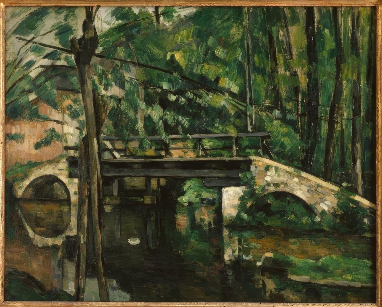 Maincy-broen, nær Melun av Paul Cézanne