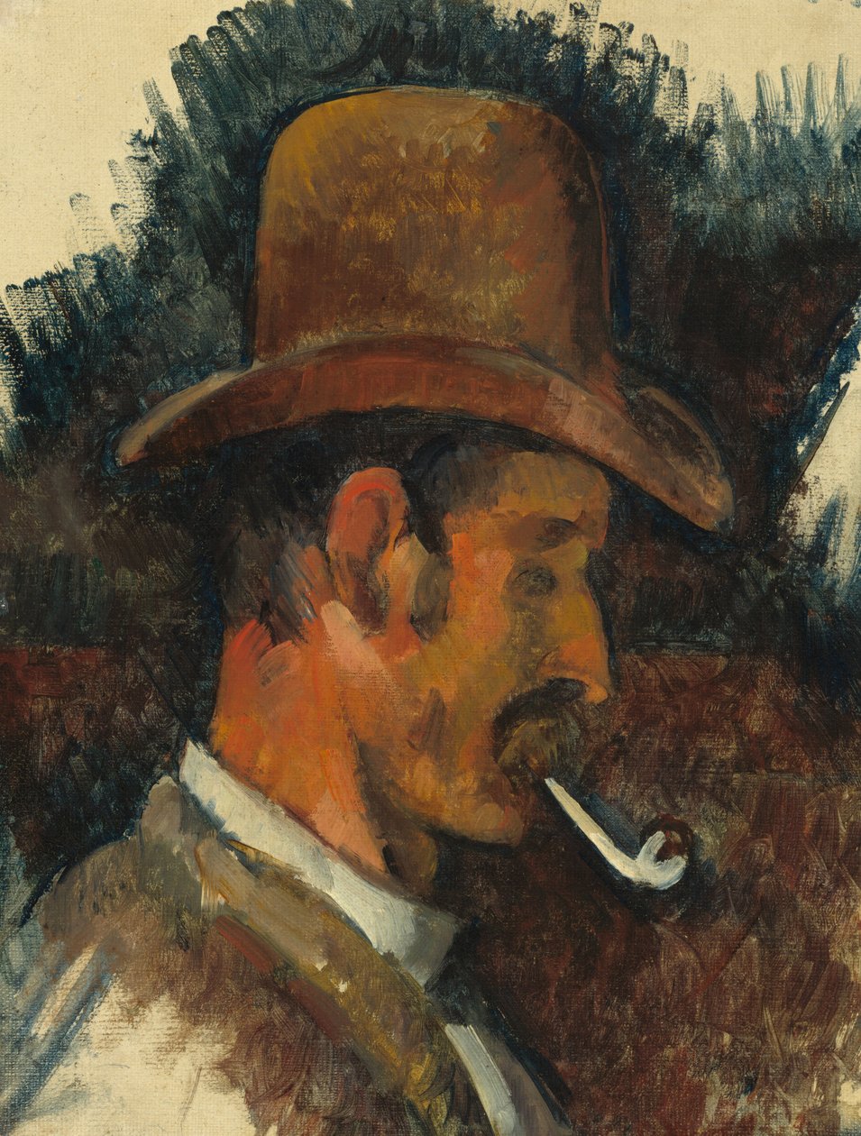 Mann med rør av Paul Cézanne