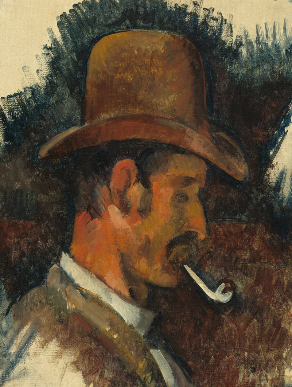 Mann med rør, 18921896. av Paul Cézanne