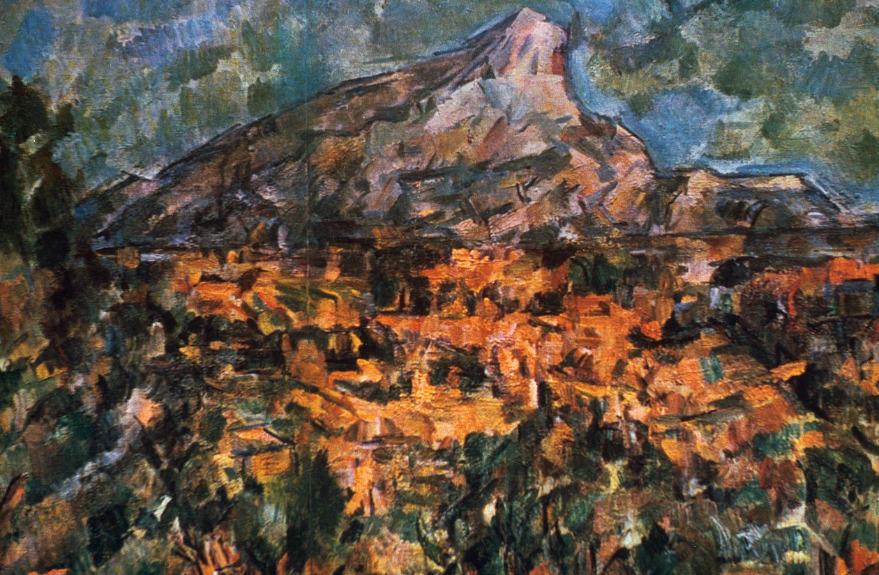 Mount Sainte-Victoire, 1904 av Paul Cézanne