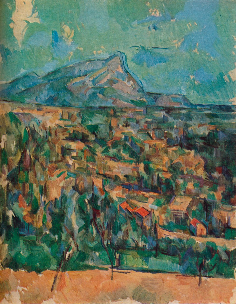 Mount Ste. Seier, ca 1880-tallet, 1946. av Paul Cézanne