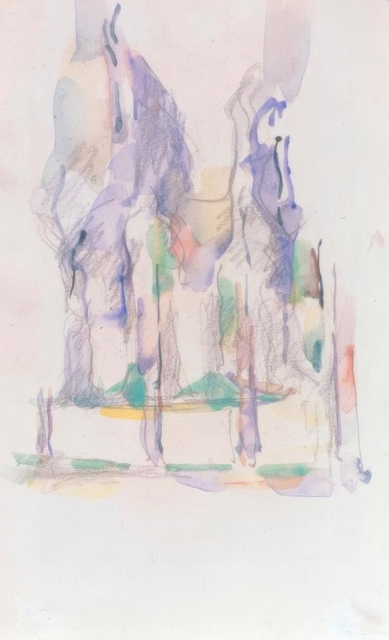 P. Cézanne, Baumgruppe av Paul Cézanne