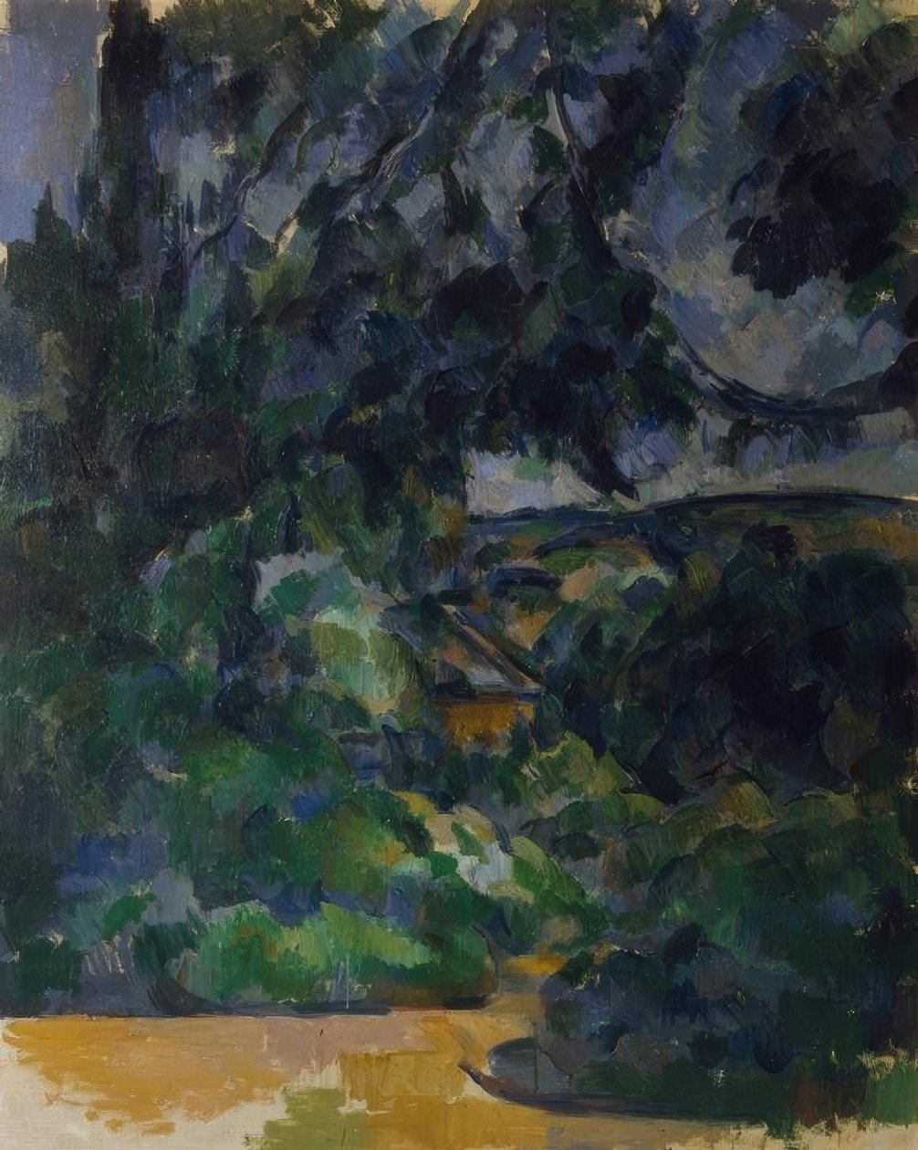 Blått landskap av Paul Cézanne