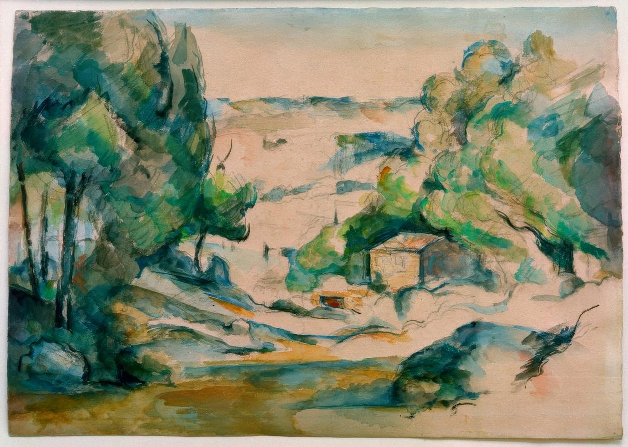 Landskap i Provence av Paul Cézanne
