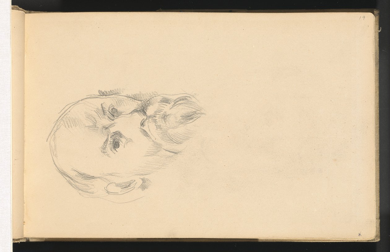 Selvportrett av Paul Cézanne