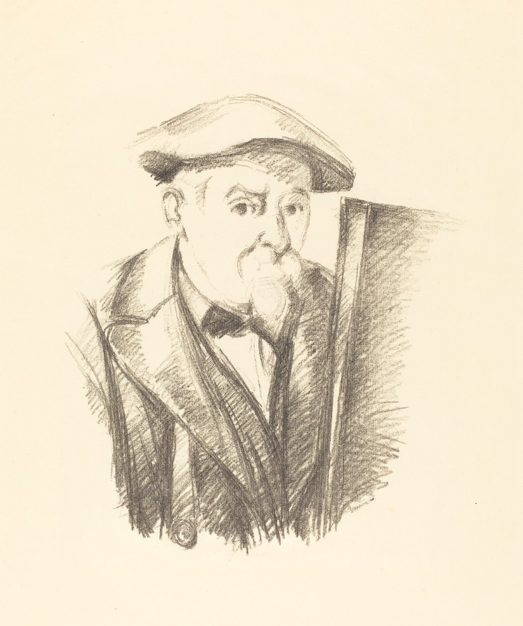 Selvportrett av Paul Cézanne