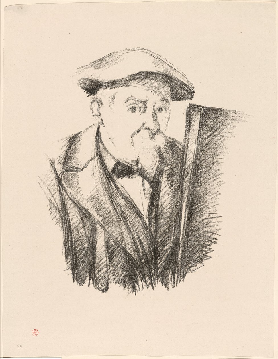 Selvportrett av Paul Cézanne