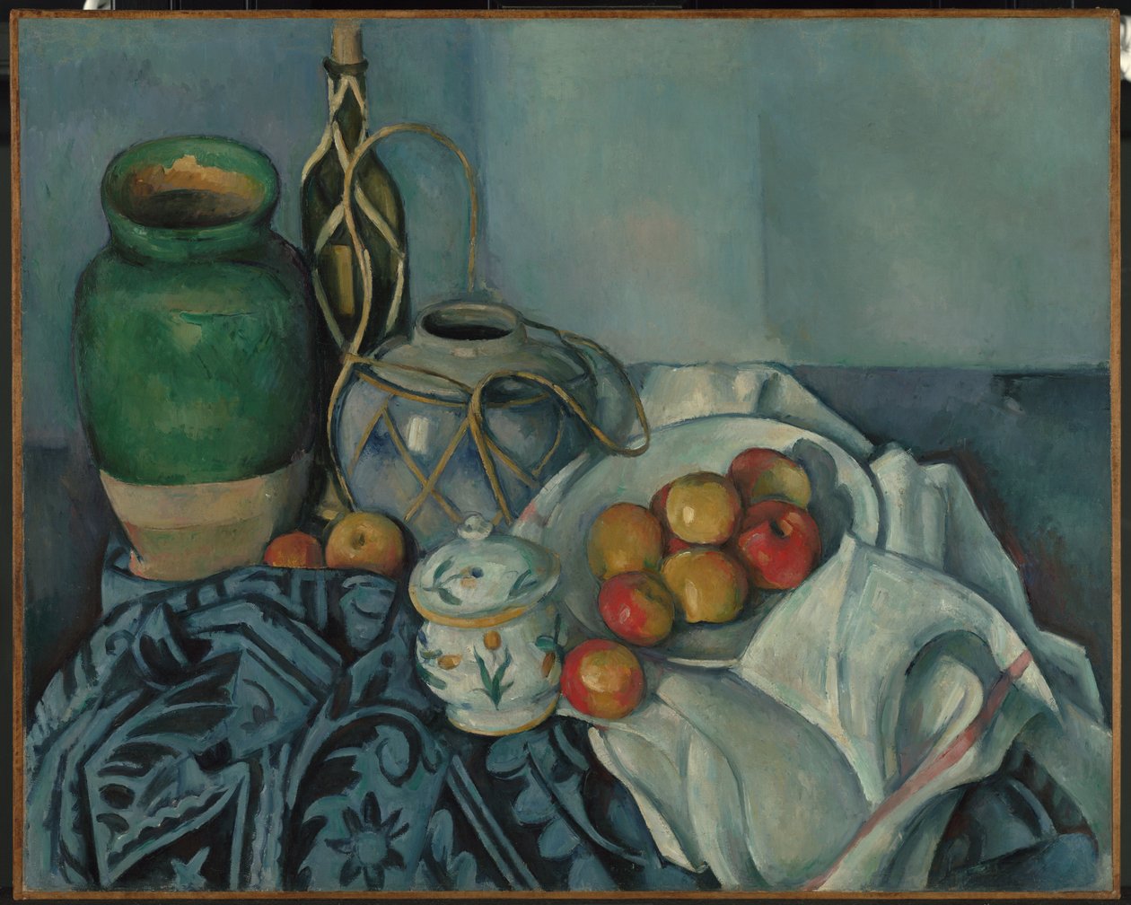 Stilleben med epler av Paul Cézanne