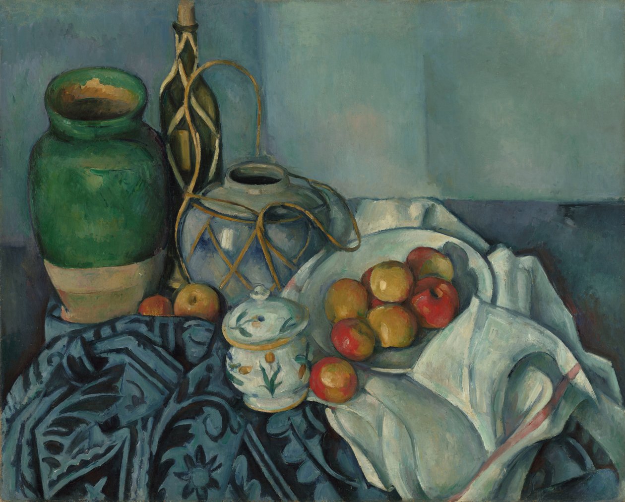 Stilleben med epler, 1893-1894. av Paul Cézanne