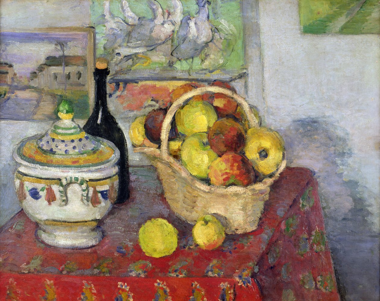 Stilleben med Tureen, ca. 1877 av Paul Cézanne