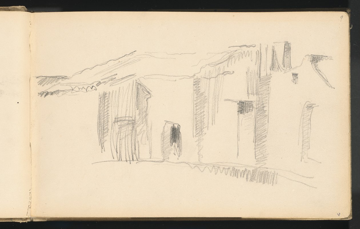 Studie av hus, 18791882. av Paul Cézanne
