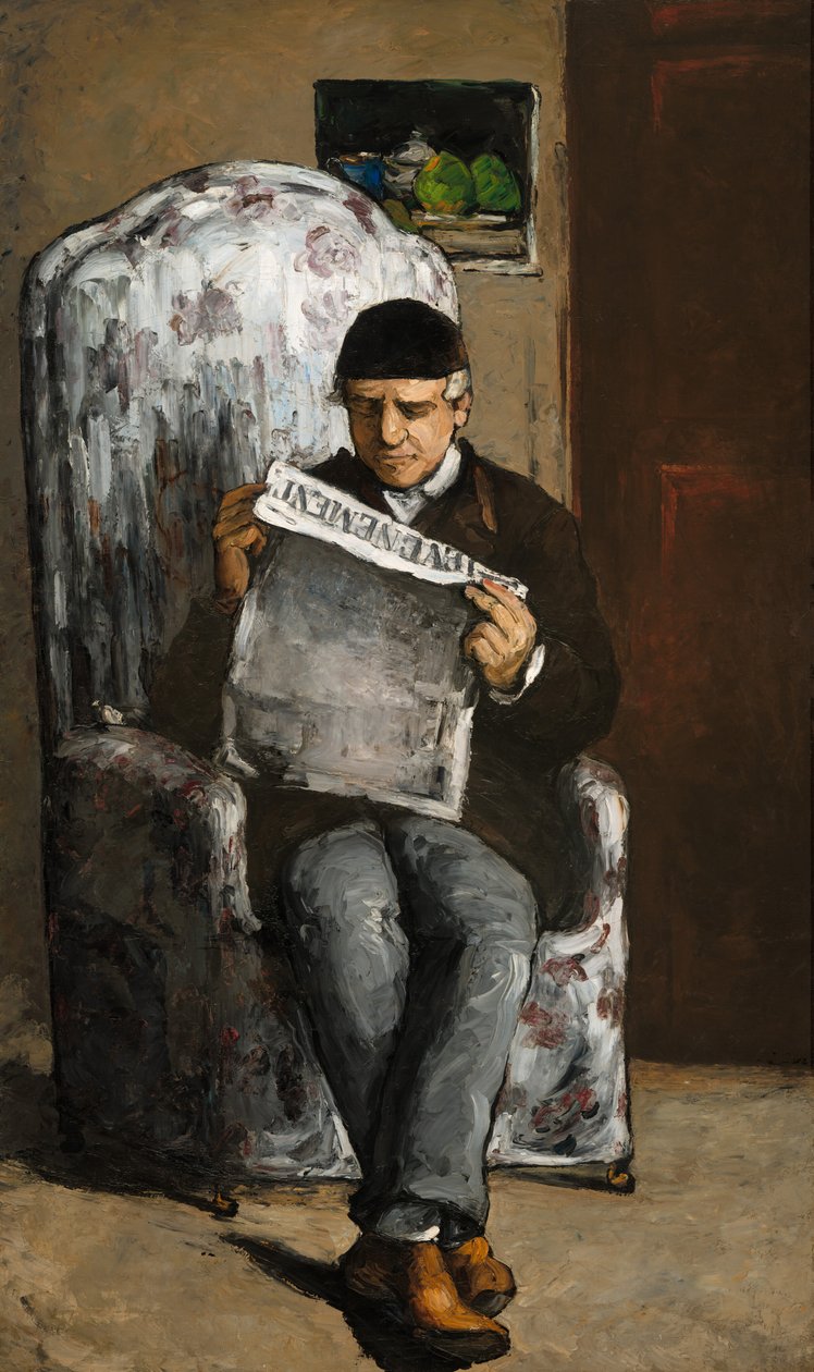 Kunstnerens far, leser "L