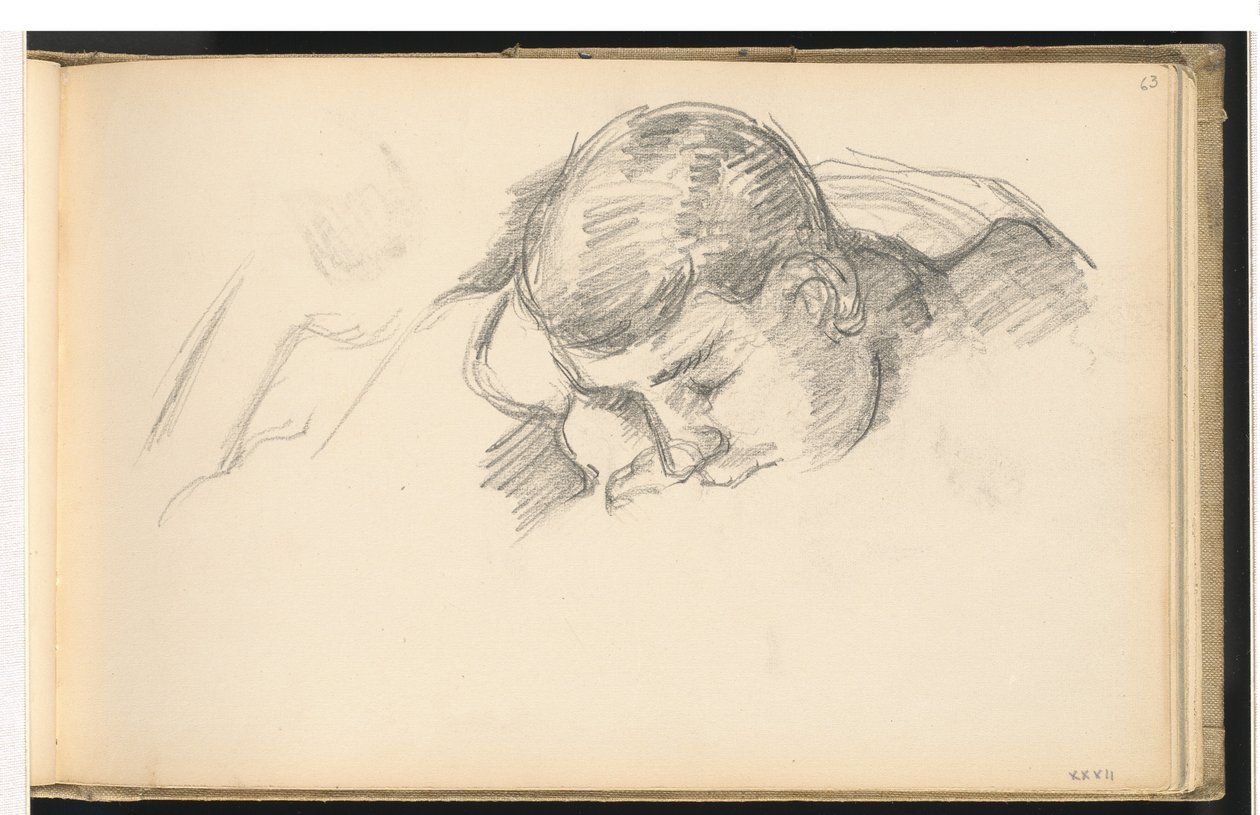 Kunstnerens sønn leser, ca. 1887. av Paul Cézanne