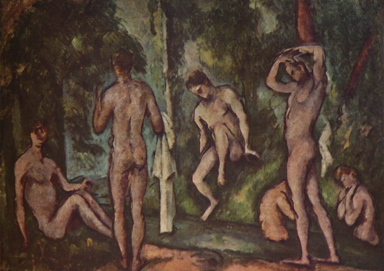 The Baders, 1894, 1937. av Paul Cézanne