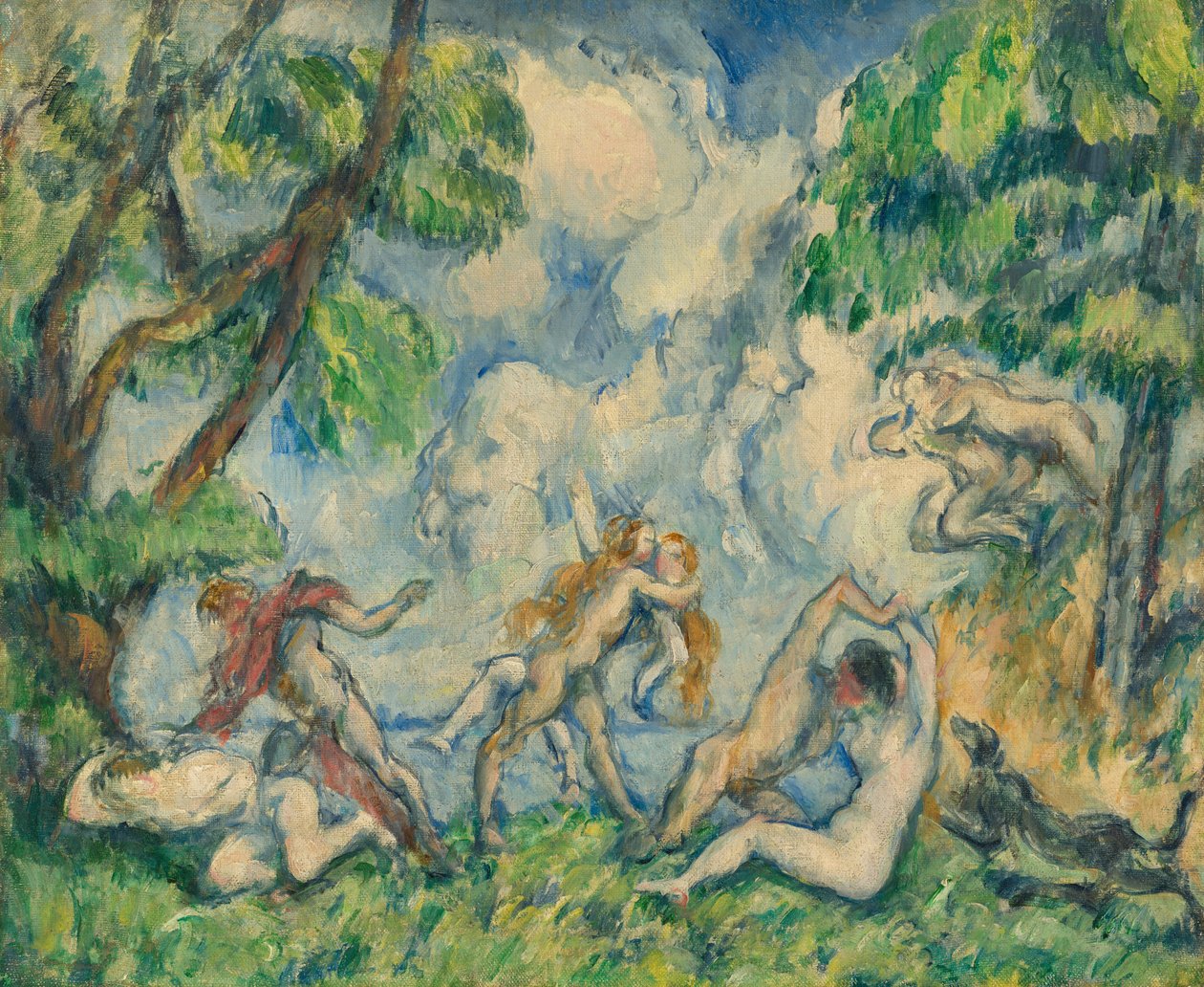 Slaget om kjærlighet, ca. 1880. av Paul Cézanne