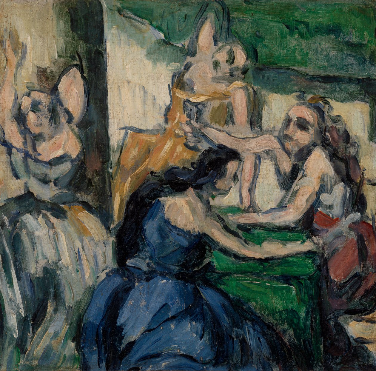 Kurtisanene av Paul Cézanne