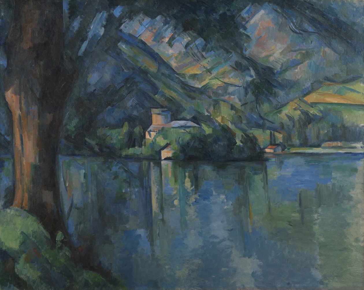 Lac dAnnecy, 1896 av Paul Cézanne