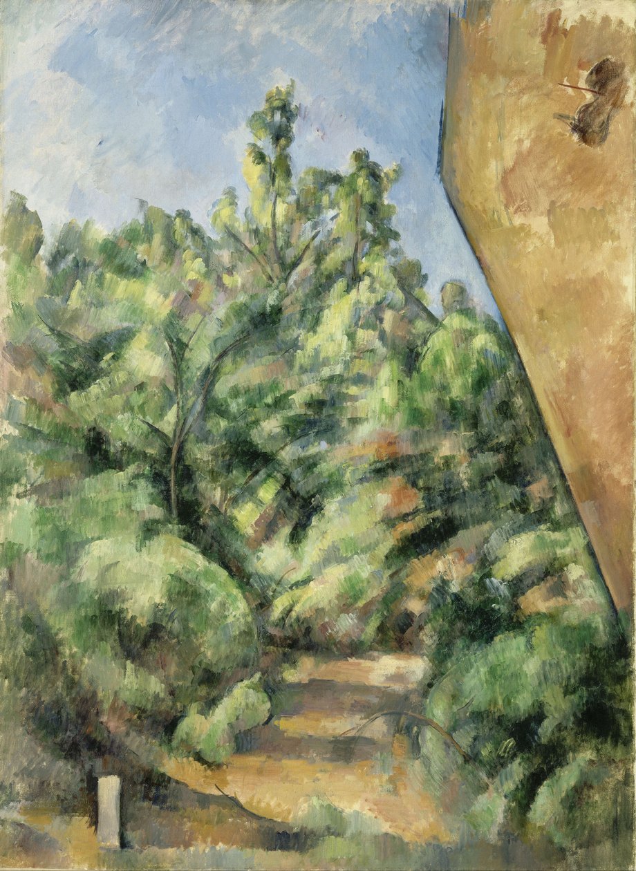 Den røde klippen av Paul Cézanne